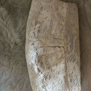 Lauren Merkin lace clutch
